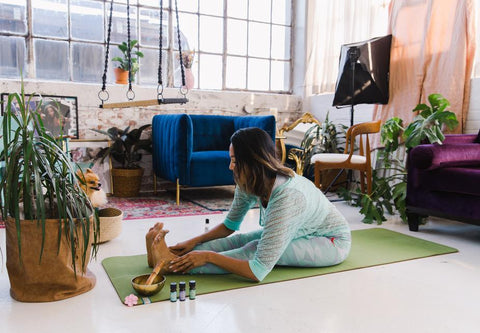 Health and Wellness: Yoga in the livingroom