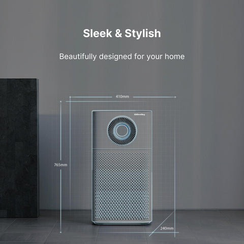 Coway Storm HEPA Air Purifier (1516D) Dimensions