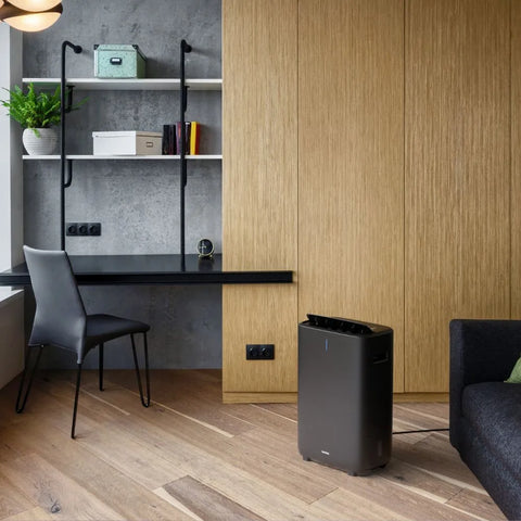 Ionmax Venta 8L Desiccant Dehumidifier in living area