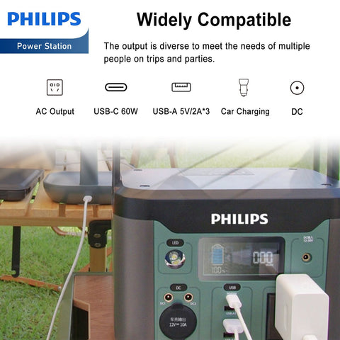 Philips Outdoor Power Supply 300W High Power Mobile Power Supply (DLP8091C)-Power Station-Andatech