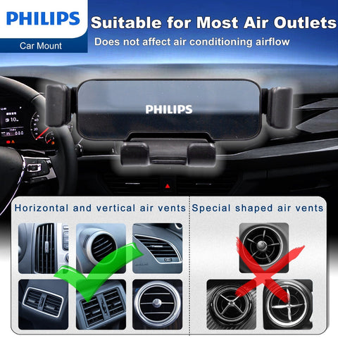 Philips Universal Car Phone Holder (DLK3601)-Phone Holder-Andatech