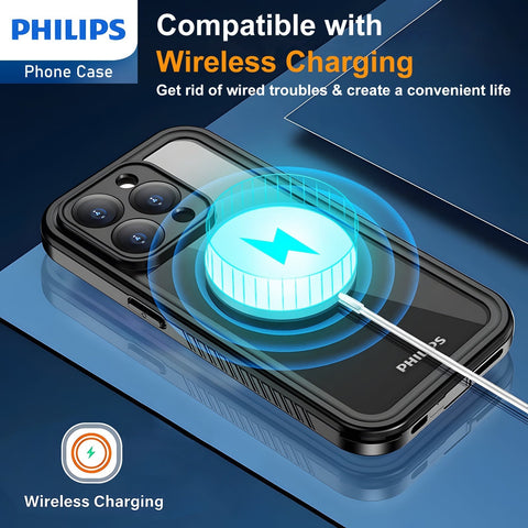 Philips Waterproof Case With MagSafe For IPhone 14 Pro Max (DLK6205B)-Phone Case-Andatech