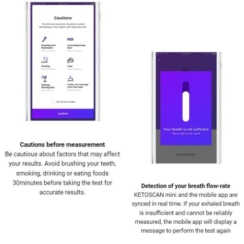 KetoScan Mini Ketone Breath Meter-Ketone Breath Tester-Andatech