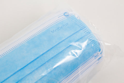 MedSense Disposable Face Masks with Ear Loops (FMR5)-Face Masks-Andatech