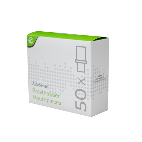 Mouthpieces For AlcoSense Personal Breathalysers (Pack of 50)