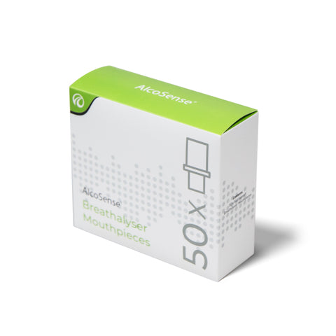 Mouthpieces For AlcoSense Personal Breathalysers (Pack of 50)