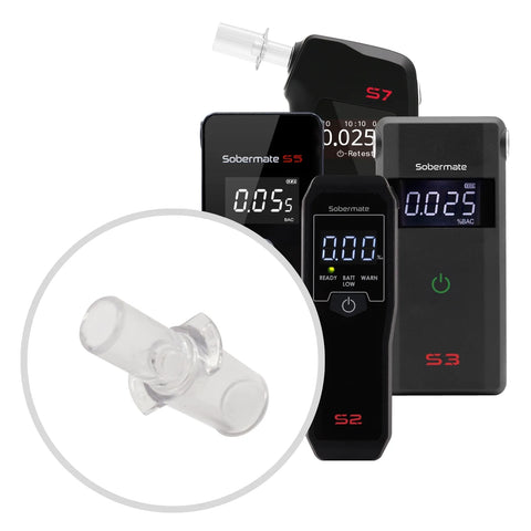 Mouthpieces of Sobermate breathalysers x10