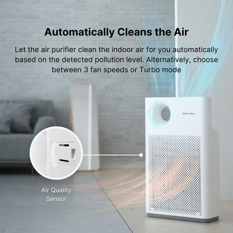 Coway Classic HEPA Air Purifier (1018F) Auto Mode