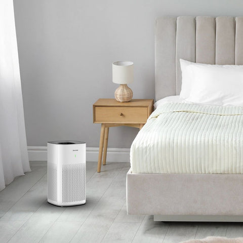 Ionmax Lavish ION350 Hepa Air Purifier in the bedroom