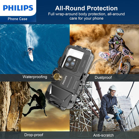 Philips Diving Phone Case For IPhone 7-14 Series (DLK6301B)-Phone Case-Andatech