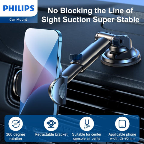 Philips Universal Car Mount Phone Holder (DLK3602)-Phone Holder-Andatech