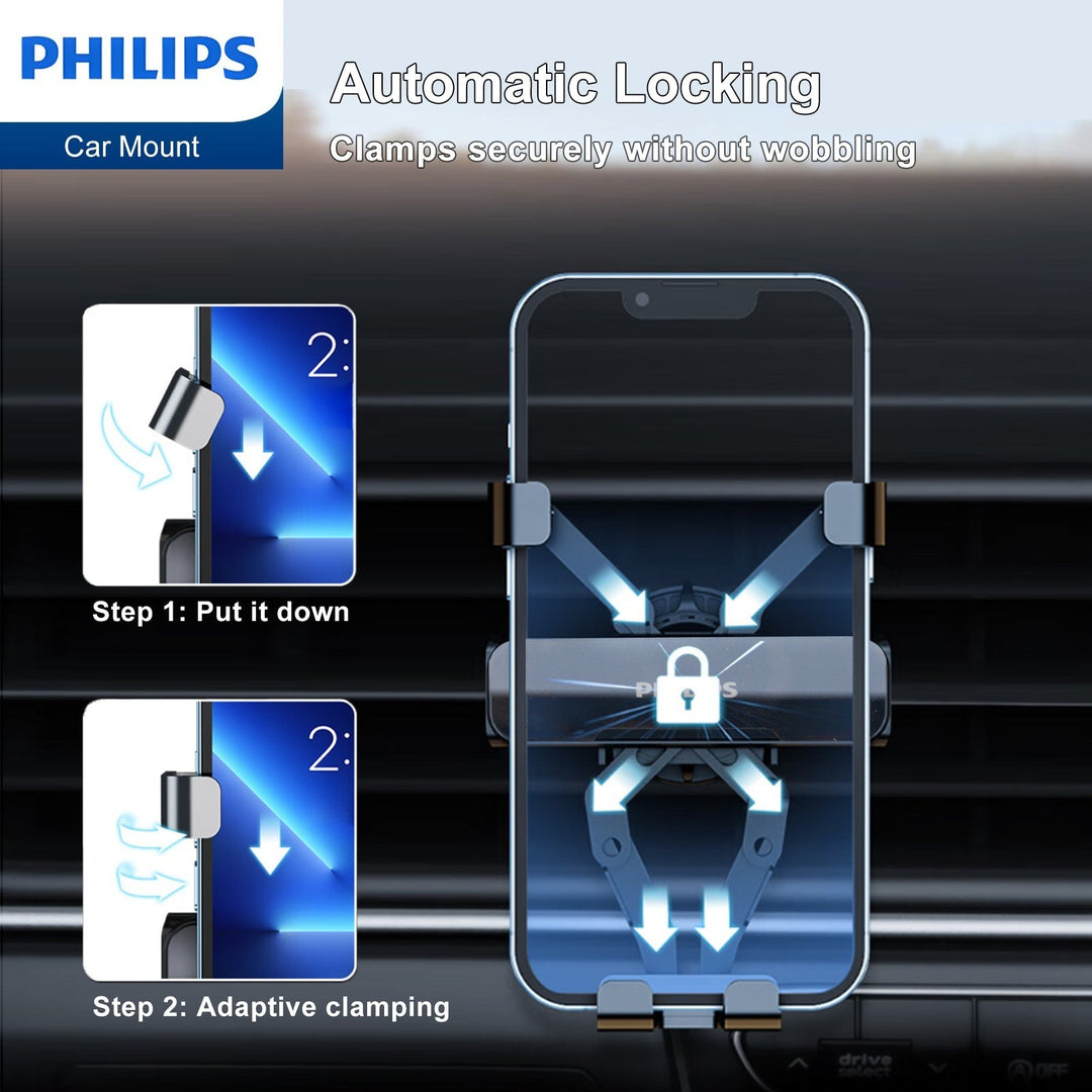 Philips DLK3601 Car Phone Holder | Secure & Compatible – Andatech ...