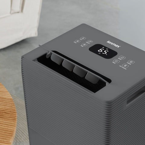 Ionmax Rhine Pro 50L Smart Compressor Dehumidifier display control