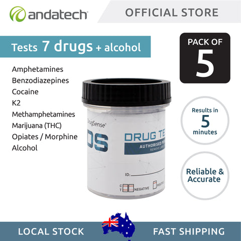 DrugSense DSU7 Urine Drug Test (Pack of 5)