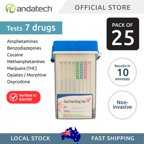 Maxi Check 7 Saliva Drug Test Kit (Pack of 25)