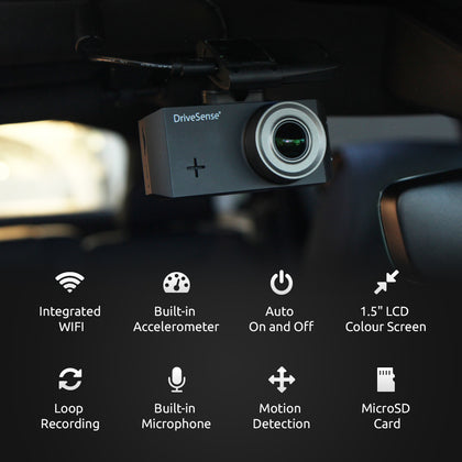 DriveSense Ranger HD Dash Cam with Mobile App – Andatech Distribution
