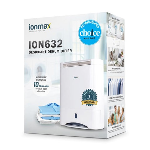 Ionmax ION632 10L Per Day Desiccant Dehumidifier-Dehumidifier-Andatech